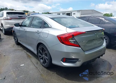 2020 Honda Civic Sport из США, поврежденный, VIN 2HGFC2E89LH559057